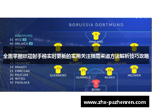 全面掌握欧冠射手榜实时更新的实用关注指南渠道方法解析技巧攻略 全面掌握欧冠射手榜实时更新的实用关注指南渠道方法解析技巧攻略